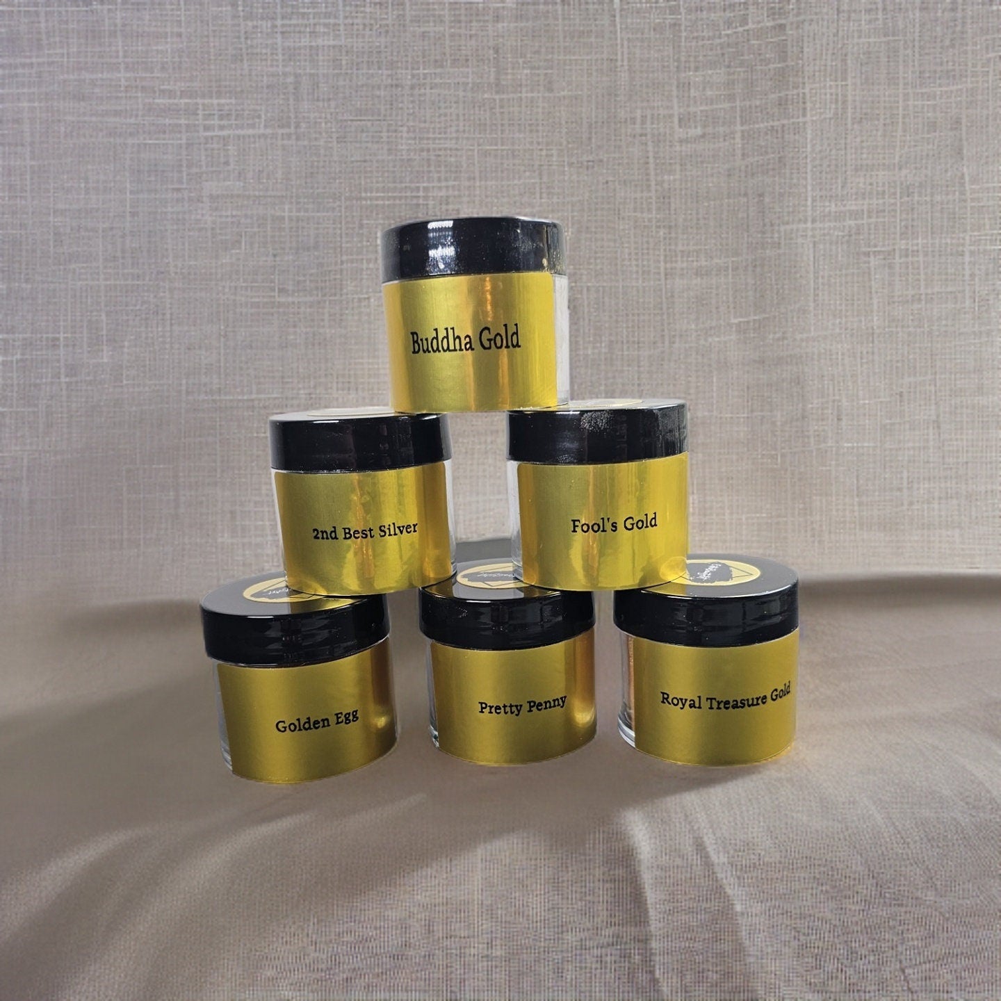 Metallic powder pigment. Metal effect. For arts and crafts, nail art, diy polish and art paint. Brush on, floating copper, silver, gold.